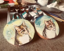 創(chuàng)意木片畫體驗(yàn)課