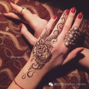 印度海娜手繪紋身-召喚幸福的圖騰